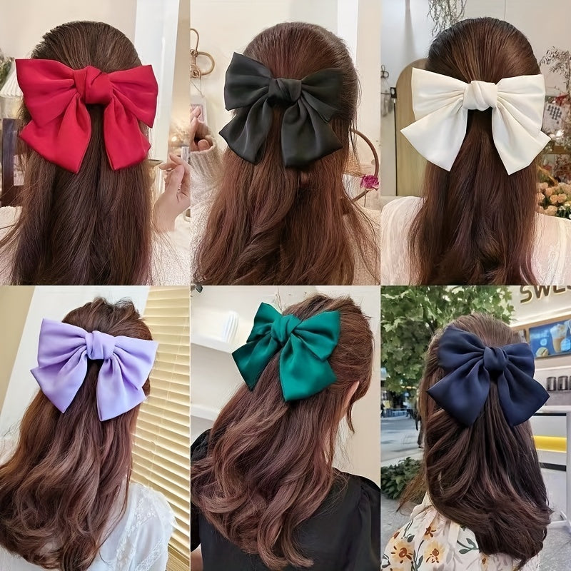 1pc Bowknot Hair Clips Headwear Holiday Birthday Party