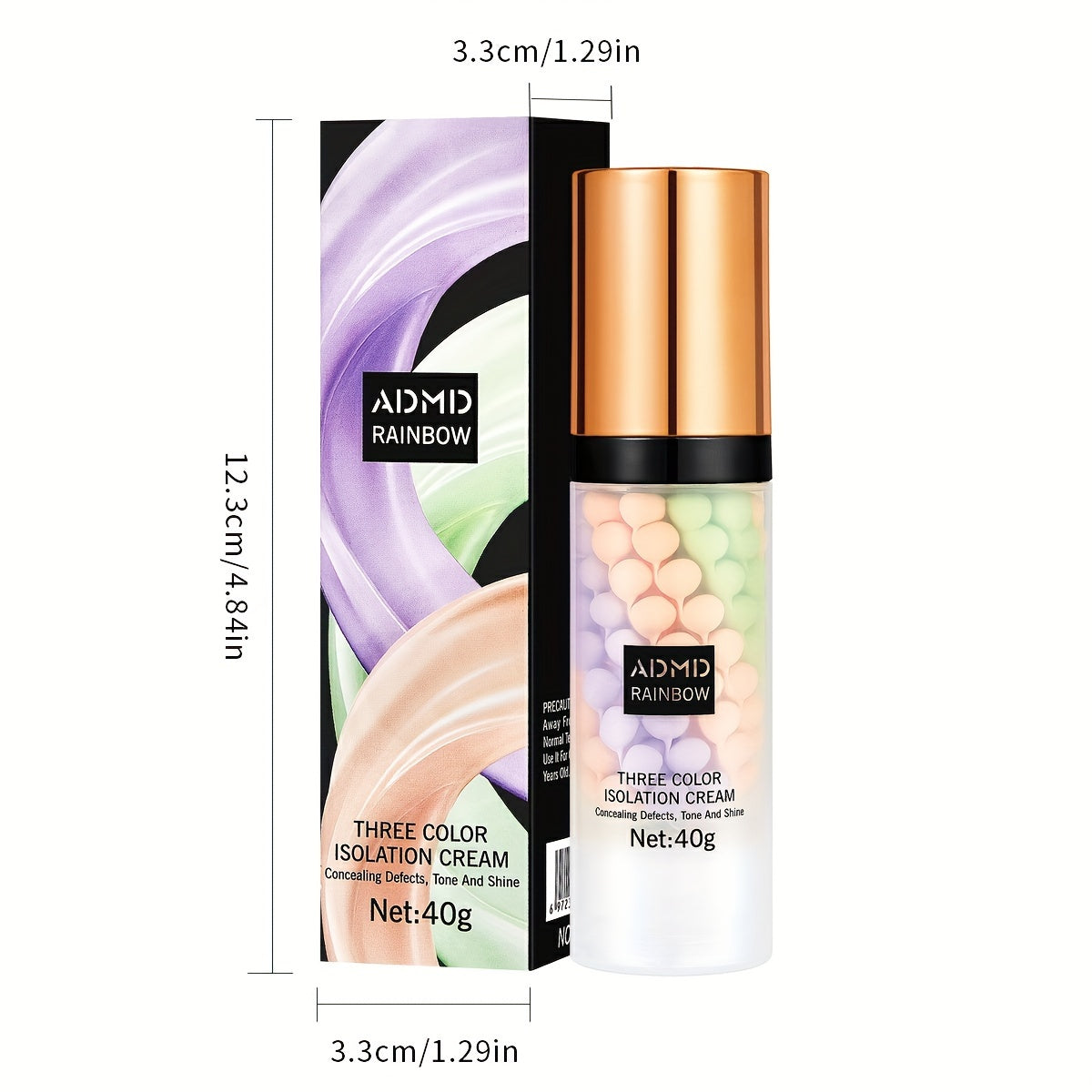 3 Colors Barrier Cream Liquid Foundation Moisturizing Waterproof