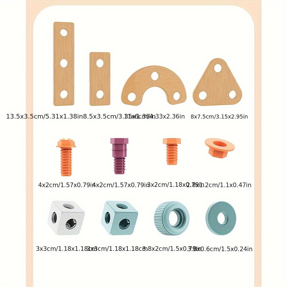 119pc ABS Screw Block Kit