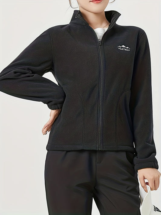 Girls Polar Fleece Double Sided Long Sleeve Jacket for Winter