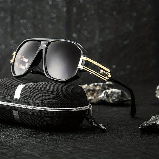 Men's Steampunk Style Sunglasses Vintage Metal Glasses