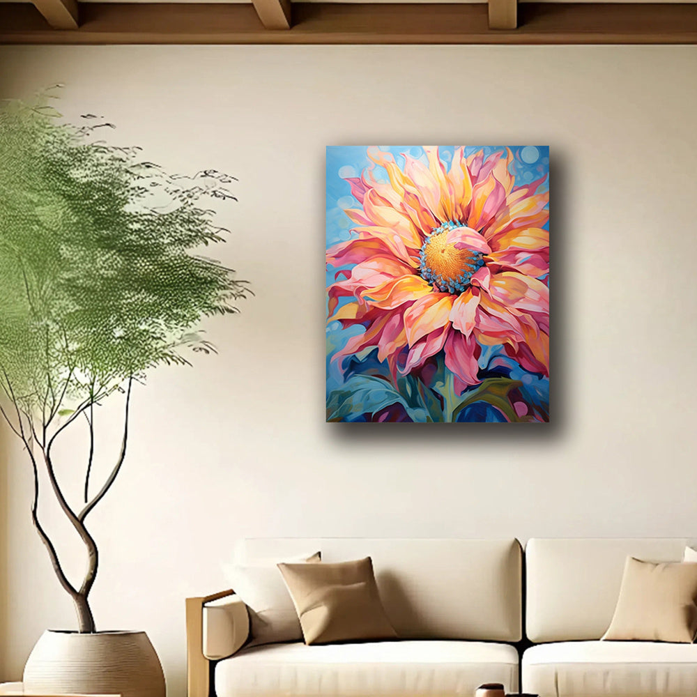 Sunflower Acrylic Painting Kit 40x50 Unframed Beginner Art Set