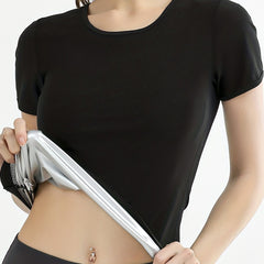 Shaping Slimmer Crew Neck Short Sleeve Top
