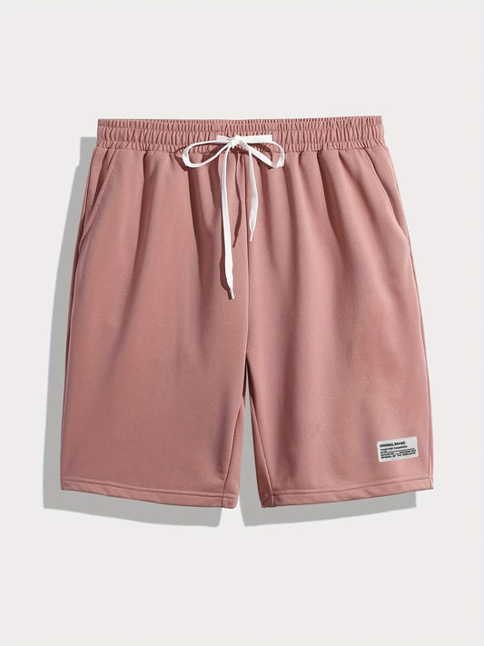 Men's Stretch Drawstring Knit Shorts for Summer