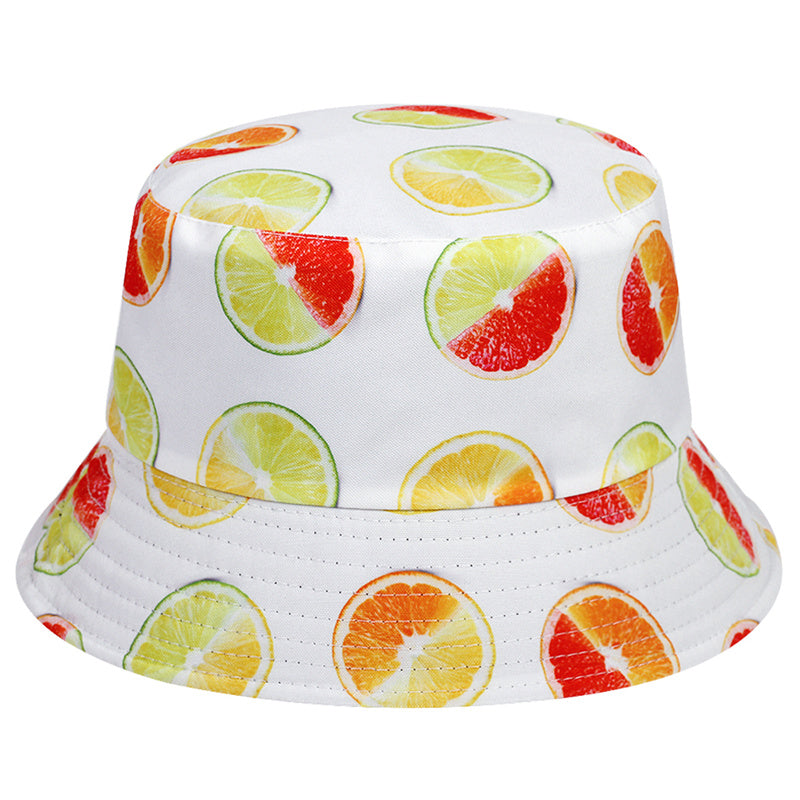 Women Fruit Bucket Hat for Summer Fun