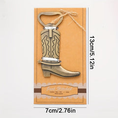Cowboy Boot Bottle Opener for Home Kitchen Weddings