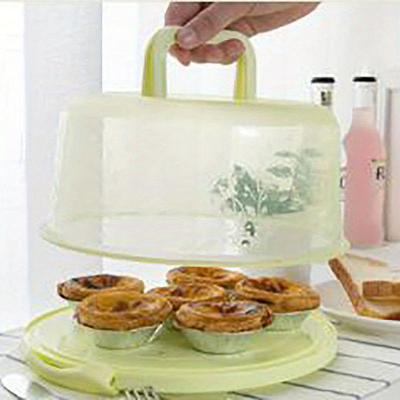 Portable Cake Storage Box Dustproof Anti-Smear Cover Cake Preservation