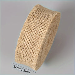 Natural Jute Roll DIY Craft Twine Strip Christmas Wedding Decor
