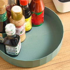 Rotating Storage Rack Table Top Soy Sauce Bottle Condiment Storage