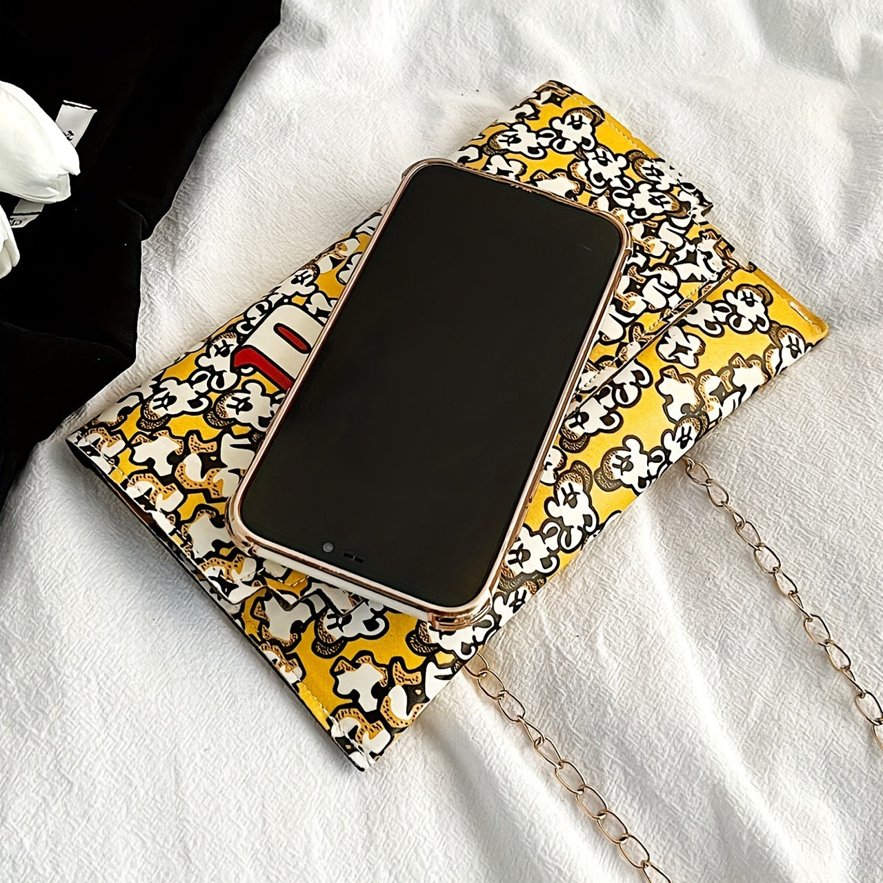 Novelty Flap Shoulder Bag Metal Chain Crossbody