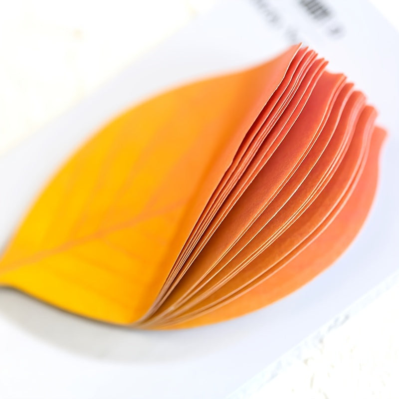 Leaf Sticky Notes - 25 Sheets for Students