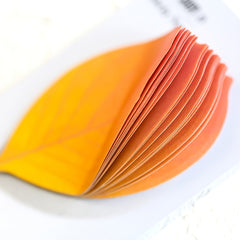 Leaf Sticky Notes - 25 Sheets for Students