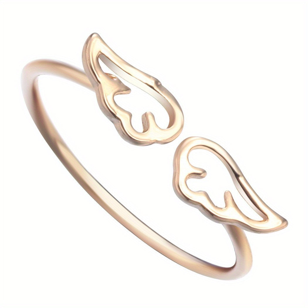 Wing Angel Ring Mouse Fox Wedding Couple Party Ring