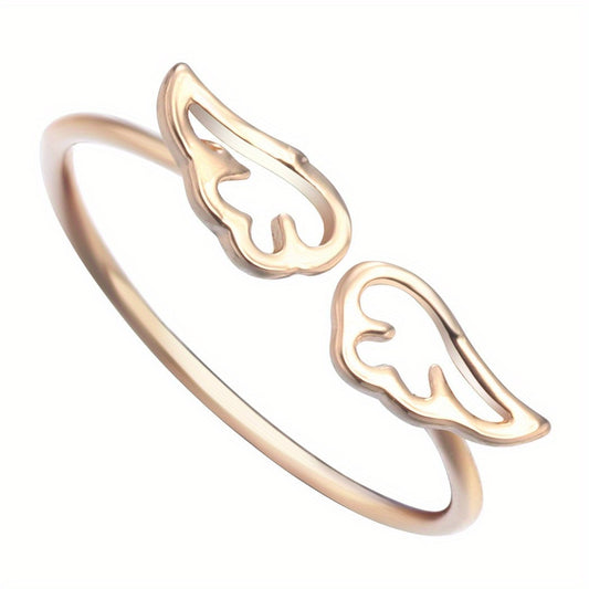 Wing Angel Ring Mouse Fox Wedding Couple Party Ring