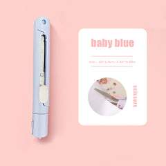 Portable Folding Pen Scissors Ceramic Paper Cutter Student Mini Scissors