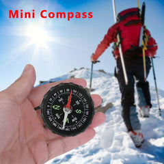 Mini Precise Compass for Outdoor Camping Hiking Navigation
