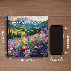 Dream Landscape Coloring Book 20 Pages Creative Relaxation Fun Winter Gift