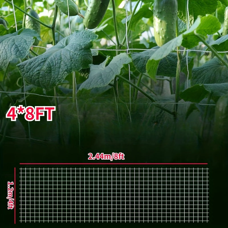 Heavy Duty Polyester Plant Trellis Netting 4ft x 8ft or 5ft x 15ft