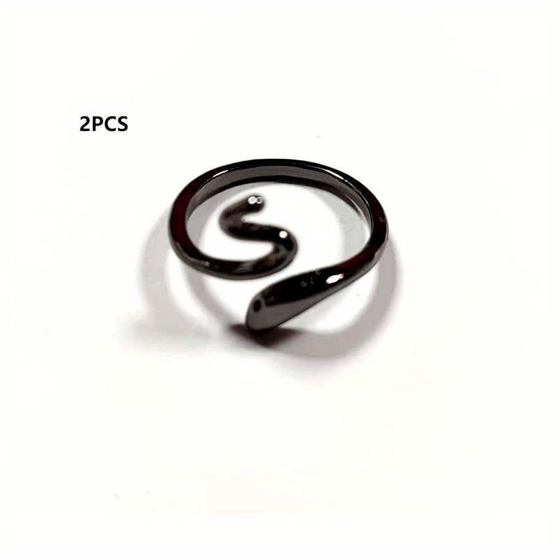 2pcs Open Crochet Ring For Finger Knitting - Fast Knitting Accessories