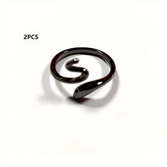 2pcs Open Crochet Ring For Finger Knitting - Fast Knitting Accessories