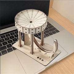 DIY Wooden Puzzle Perpetual Motion Model
