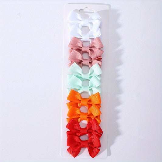 10pc Creative Hair Clips Set - Perfect Holiday Gift for Girls