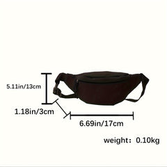 Adjustable Nylon Fanny Pack Women Streetwear Waist Crossbody Sling Bag