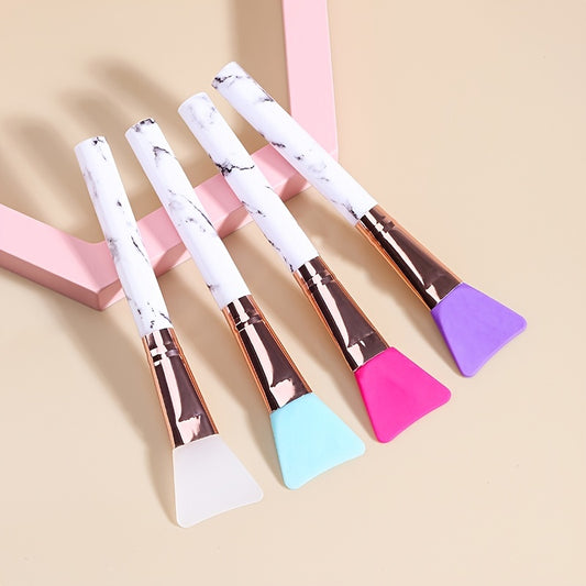 Marble Silicone Mask Brush - Facial Cleansing & Hairless Applicator