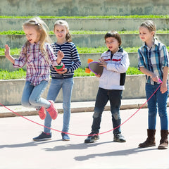 Adjustable Plastic Jump Rope For Kids Outdoor Fun