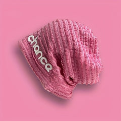Y2K Lace Beanie Ruffles Pleated Candy Couple Skull Cap