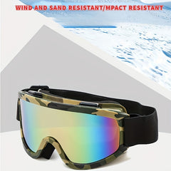 Polarized Ski Goggles with Anti-fog & Windproof Design