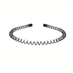 5pcs Elastic Wavy Spring Wave Hair Band Metal Hair Hoop Sport Hair Band