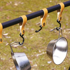 1pc L-shaped Foldable Storage Rack for Outdoor Camping Hiking