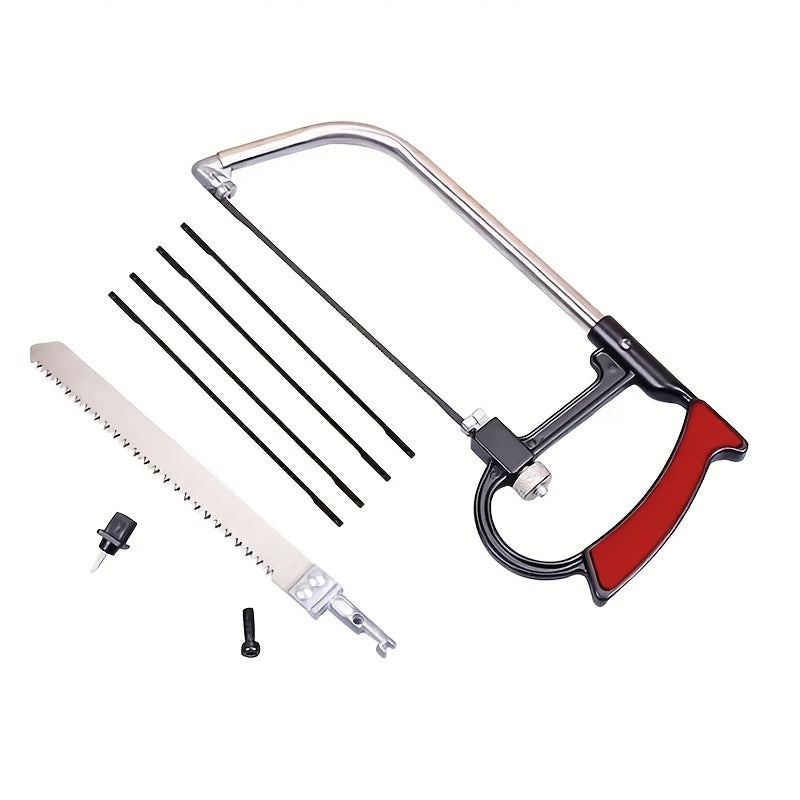 8-in-1 Steel Saw Metal Wood Glass 6 Blades Tool