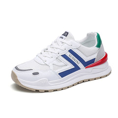 Women's Colorblock Lace Up Sneakers Non Slip Running Shoes