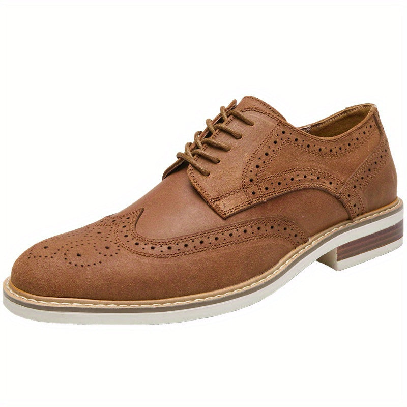 Men's Lace up Brogue Oxford Shoes for Office Business