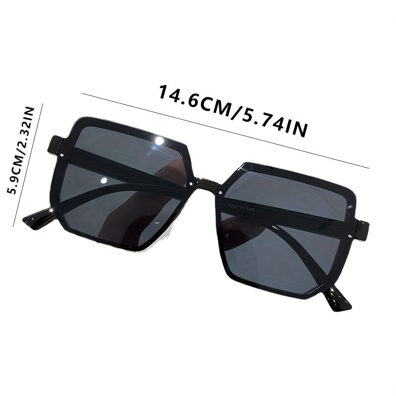 Oversized Square Sunglasses UV400
