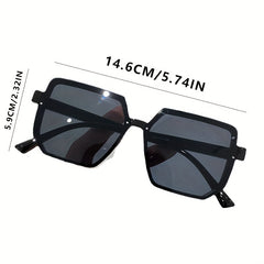 Oversized Square Sunglasses UV400