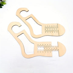 DIY Braided Socks Wooden Model Crochet Hook Set