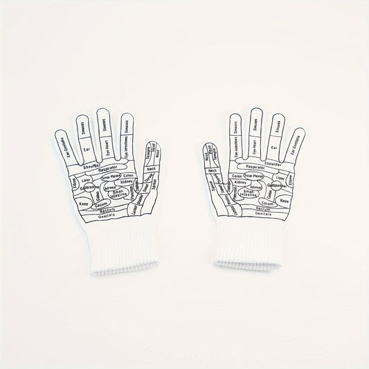 Acupressure Reflexology Gloves Hand Spa Tool Women Men