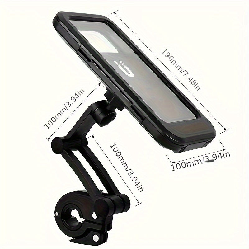 Waterproof Bicycle Phone Holder 360 Rotatable Bracket