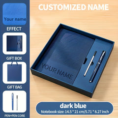 Personalized Notebook Soft Cover A5 with Name & Phone Number