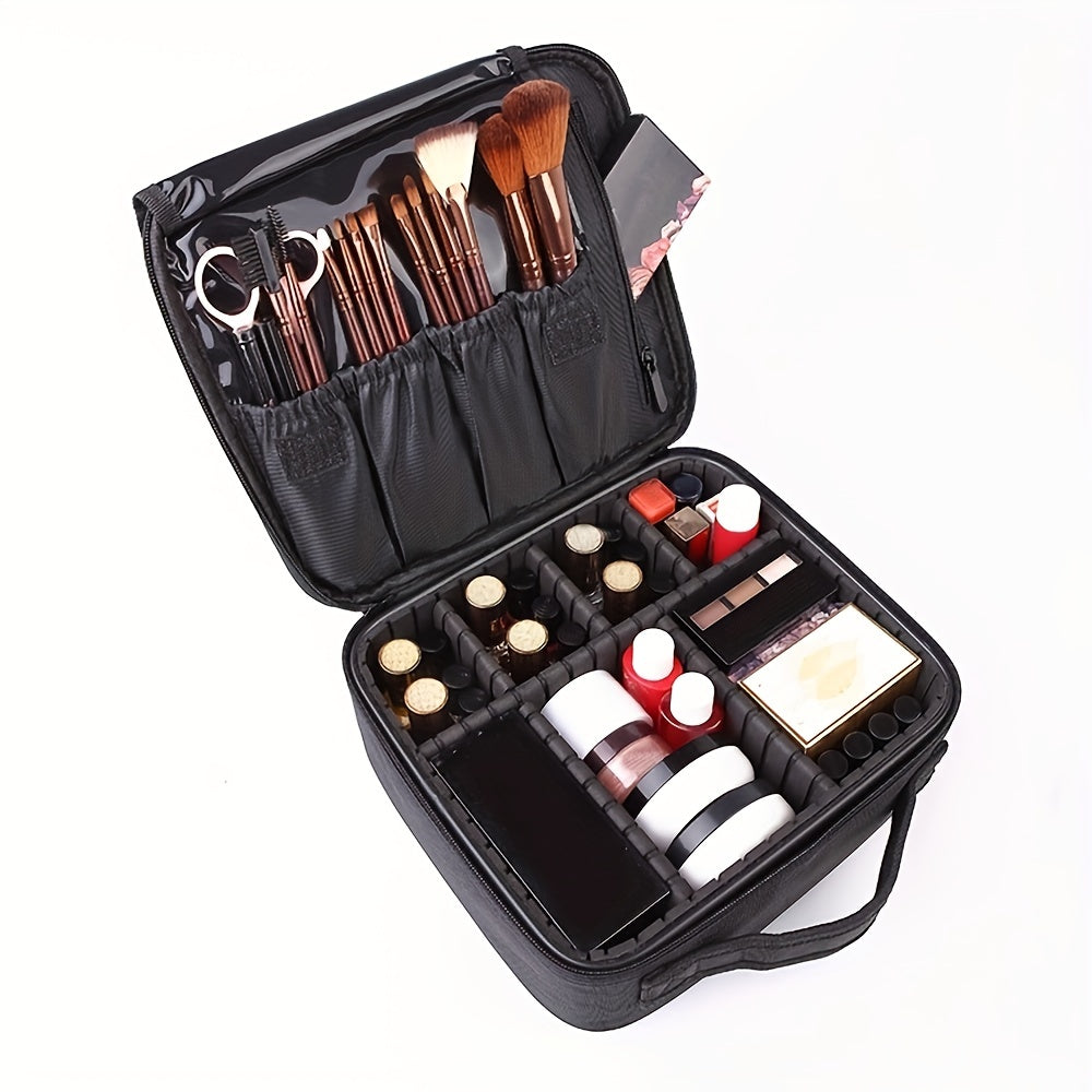 Travel Makeup Train Case Large Capacity Cosmetic Organizer