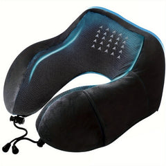 Memory Foam U-Shaped Travel Pillow Soft Neck Cervical Support Airplane Bedding
