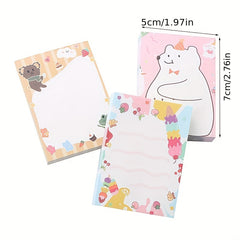 Creative Cartoon Bear Note Book Student Notepad Office Stationery