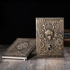 Vintage Relief Strange Bird A5 Notebook 100 Sheets