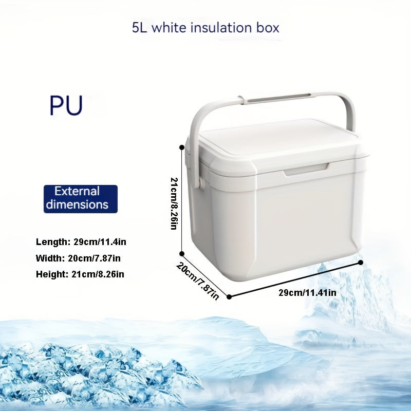 5L Portable Insulated Refrigerated Box for Outdoor Picnics and Camping