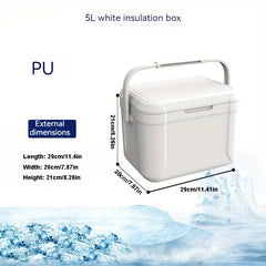 5L Portable Insulated Refrigerated Box for Outdoor Picnics and Camping