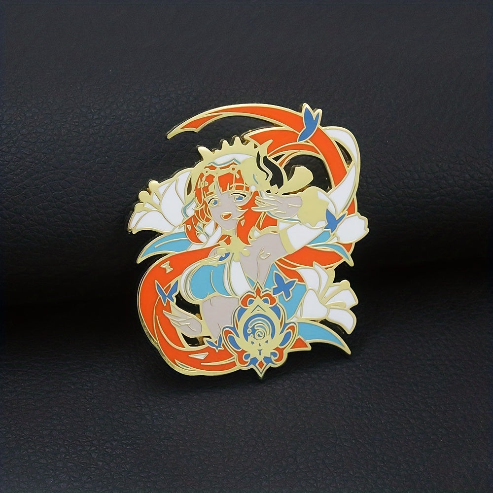 Metal Enamel Badge Cosplay Props Brooch Pin Party Costume Decoration Jewelry