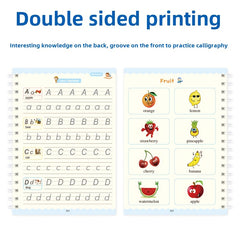4 Books Dotted Training Sheets Mixed Paper with Holder Ink Refills